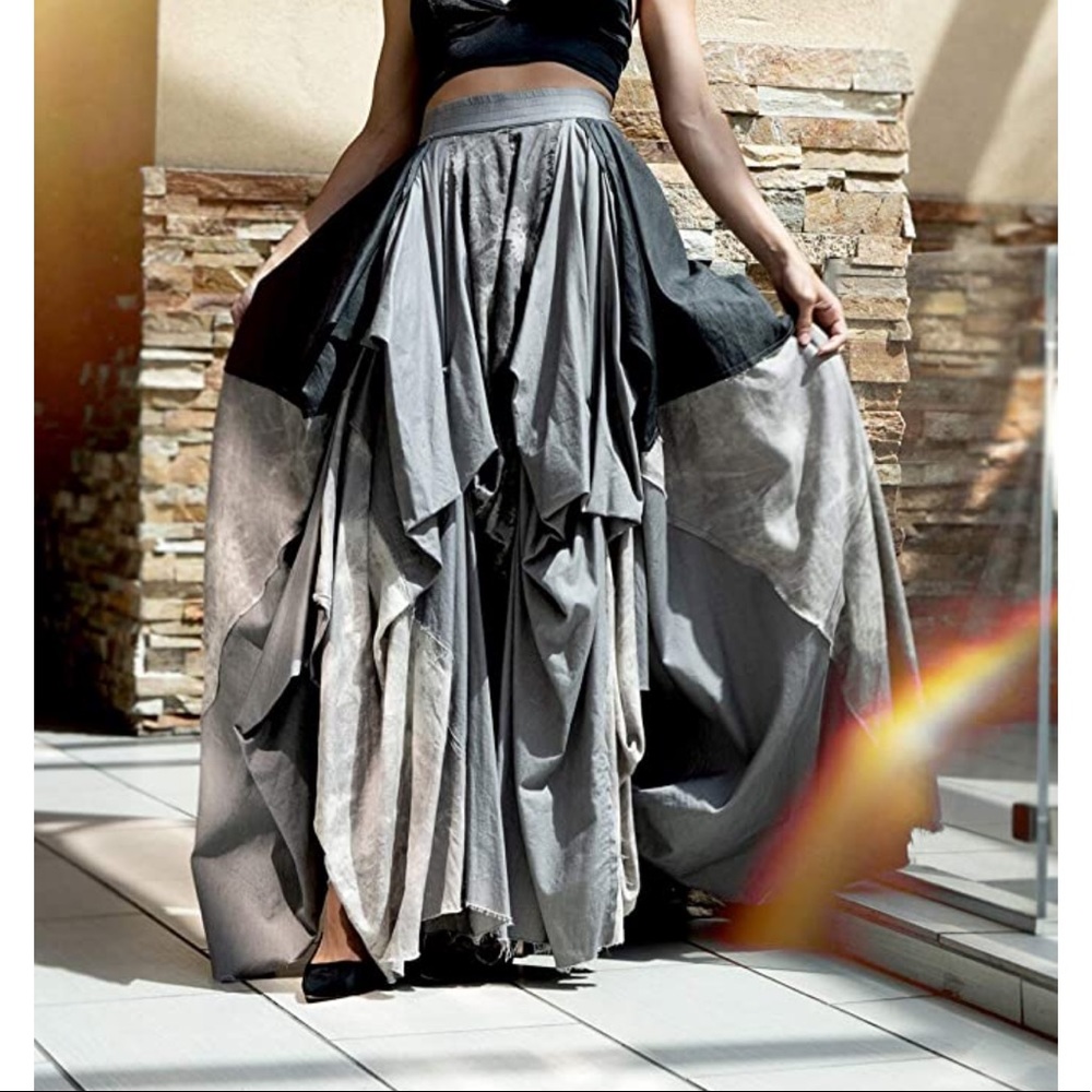 OOK Poetic Glam Street-Chic Skirt, Lovely Layers